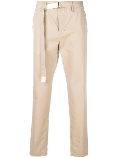 Sacai Luck Sacai Belted Trousers - Neutrals