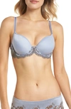 Wacoal Lace Affair Underwire Contour Bra In Eventide/ Gray