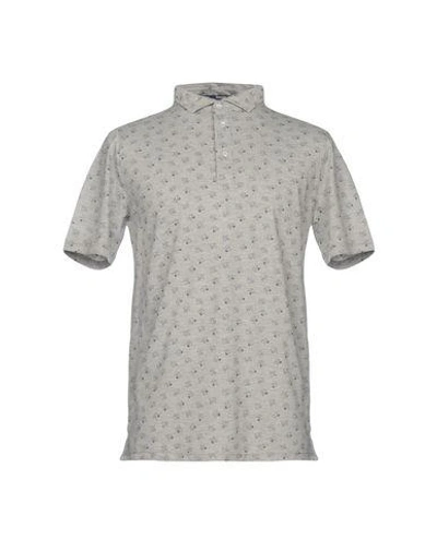 Bagutta Polo Shirts In Grey