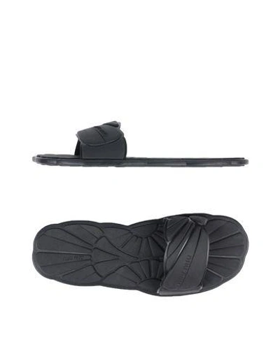 Miu Miu Sandals In Black