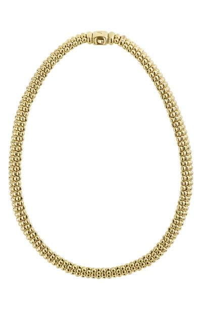 Lagos Caviar Gold Collection 18k Gold Rope Necklace, 16