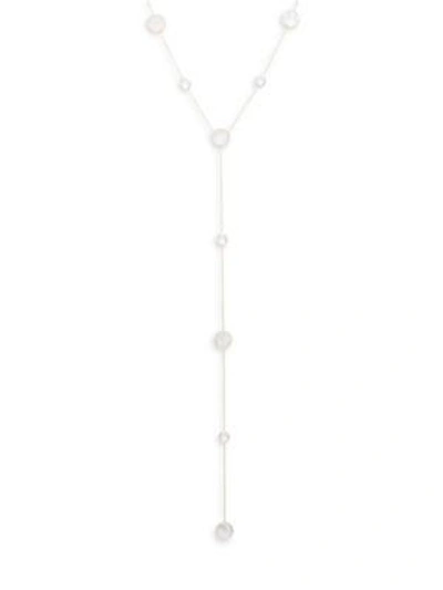 Saks Fifth Avenue Mother-of-pearl & Quartz Yellow Gold Lariat Necklace