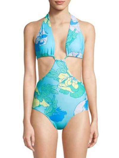 6 Shore Road Paradise One-piece Swimsuit In Ashbury Pond