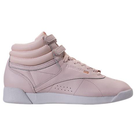 reebok freestyle hi muted pale pink
