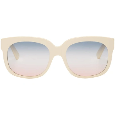 Gucci Elton John Sunglasses In 9022  Ivory