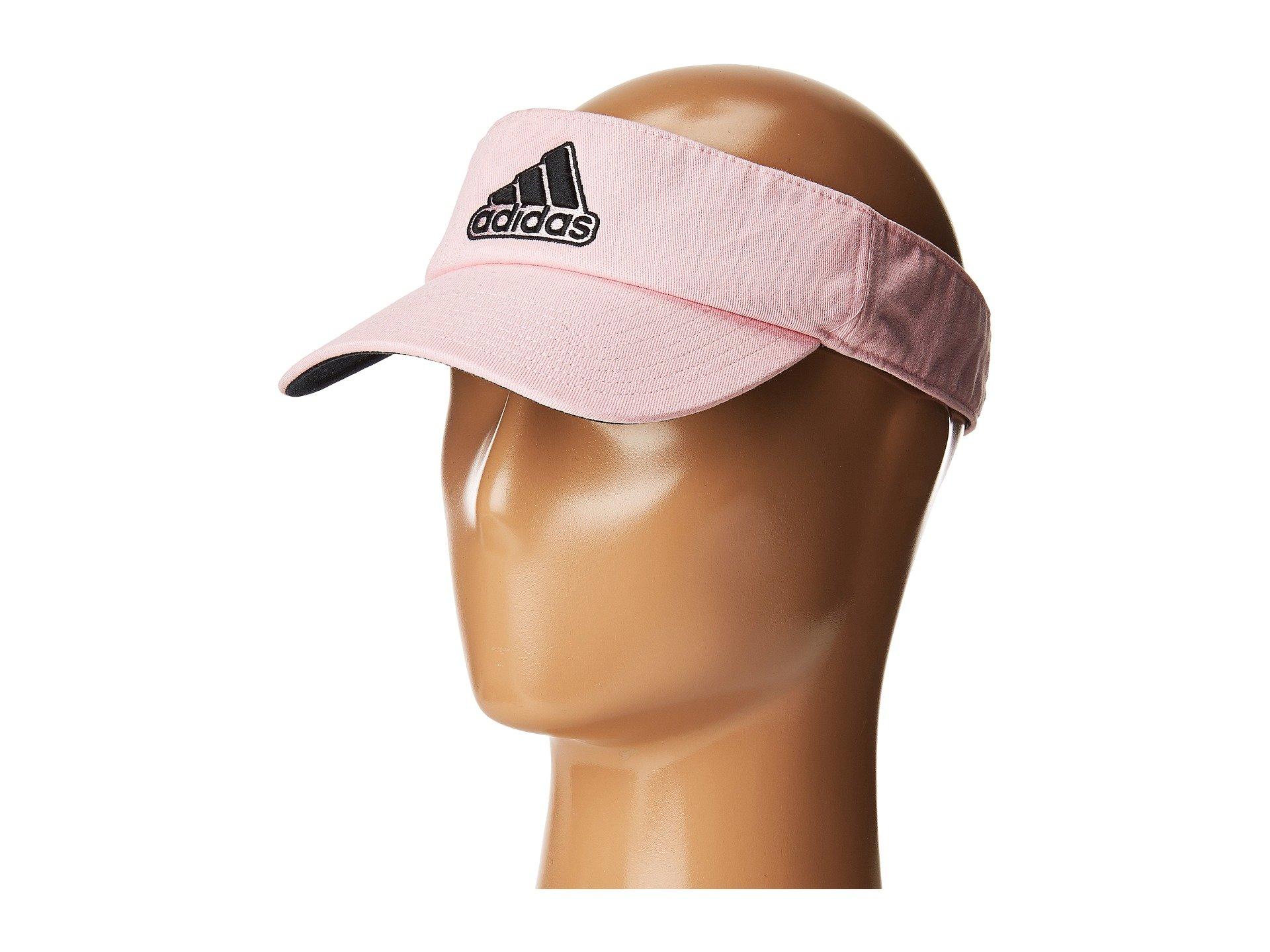 pink adidas visor