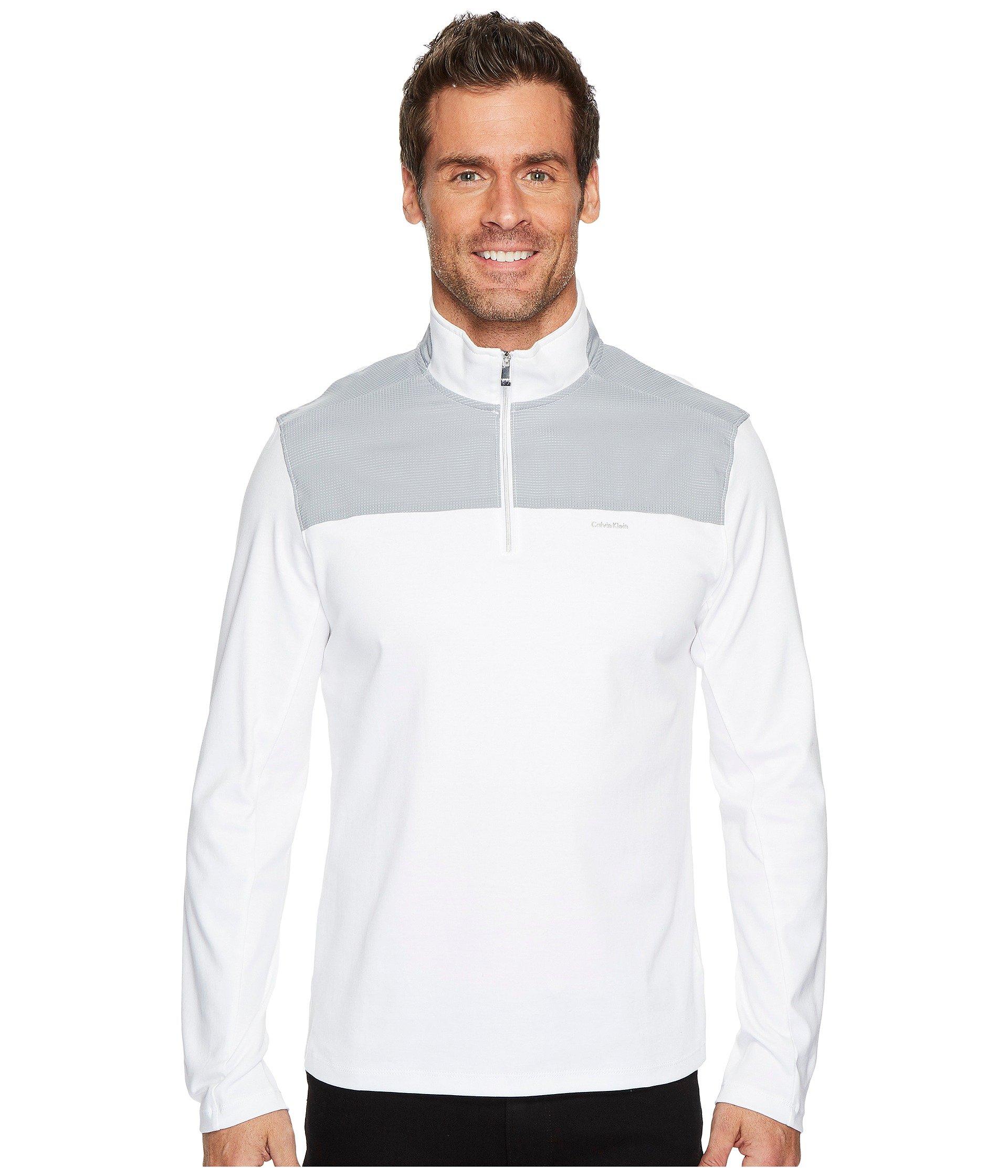 calvin klein quarter zip pullover