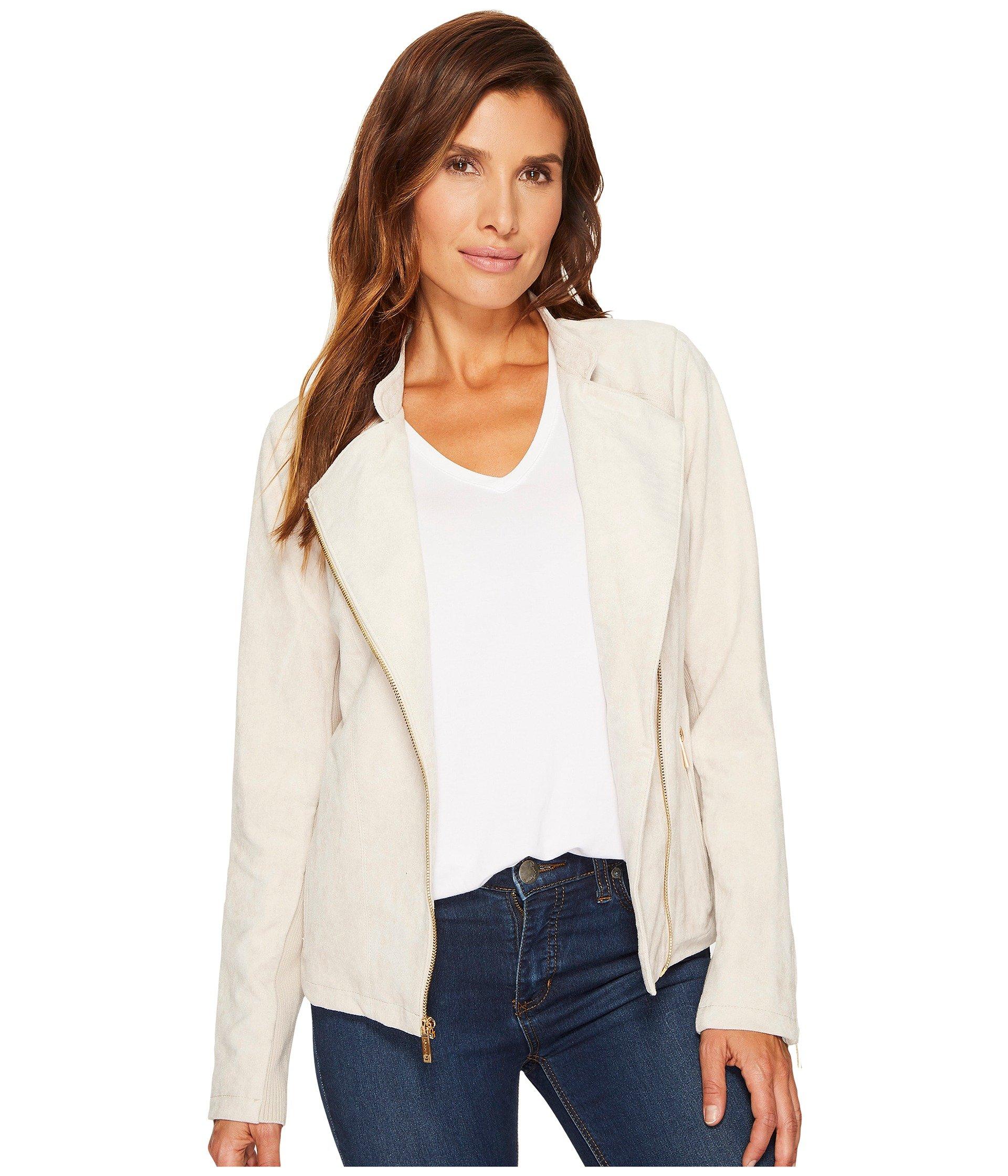 calvin klein faux suede jacket