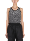 Fabiana Filippi Sequin-embellished Knitted Tank Top In Black