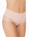 Spanx Undie-tectable&reg; High-waist Lace Boyshorts In Rosy Pink