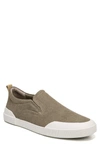 Vince Vernon Slip-on Canvas Sneakers In Stone