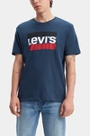 Levi's Sportswear Graphic Logo T-shirt In Midtone Grey Heather