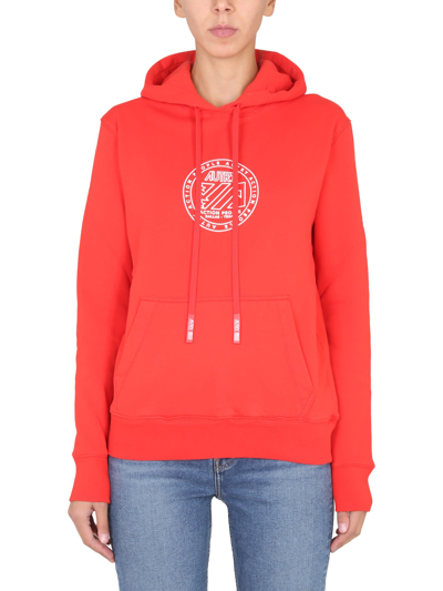 Autry Hoodie In Red