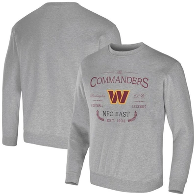 Nfl X Darius Rucker Collection By Fanatics Heather Gray Washington Commanders Pullover Sweatshirt