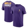 Nike Purple Minnesota Vikings Team Incline T-shirt