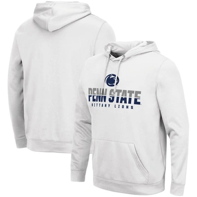 Colosseum White Penn State Nittany Lions Lantern Pullover Hoodie