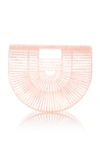 Cult Gaia Small Acrylic Ark Bag In Pink