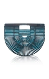 Cult Gaia Small Acrylic Ark Bag In Blue