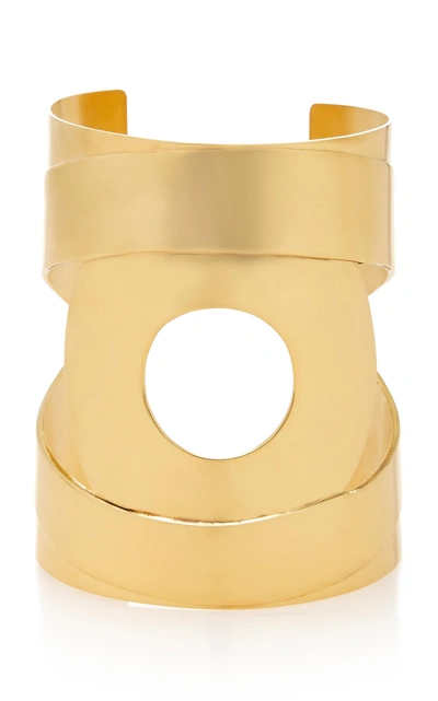 Kalmar Gold-plated Brass Cuff