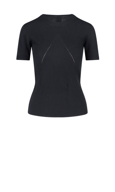 Wolford Ribbed Top In Black