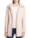 Calvin Klein Diamond-quilted Jacket In Blush