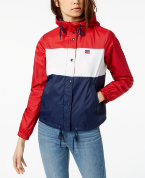 levi's retro hooded windbreaker