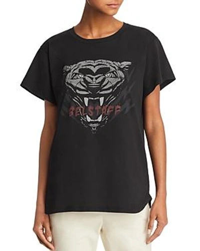 Belstaff Alymer Panther Tshirt In Black