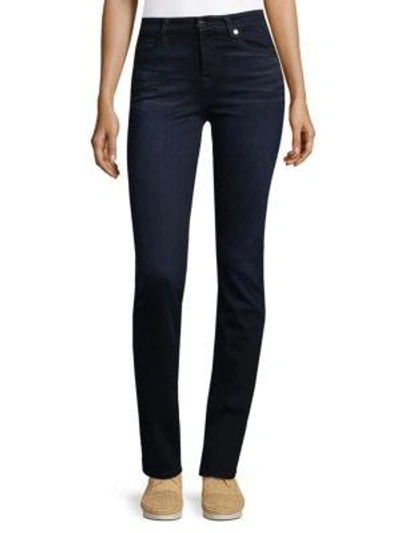 7 For All Mankind Kimmie Slim Illusion Jeans In Rich Blue