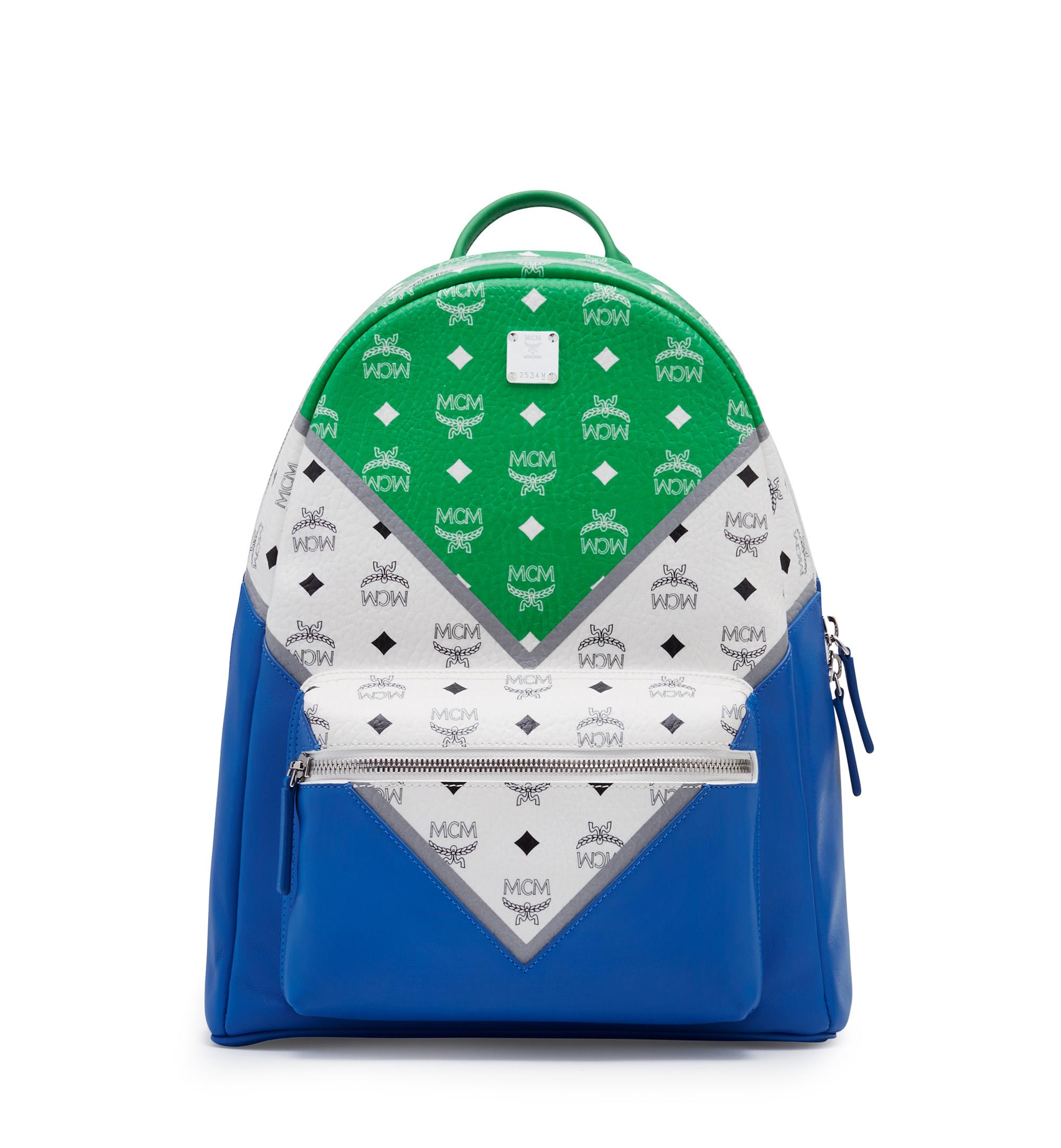 mcm chevron backpack