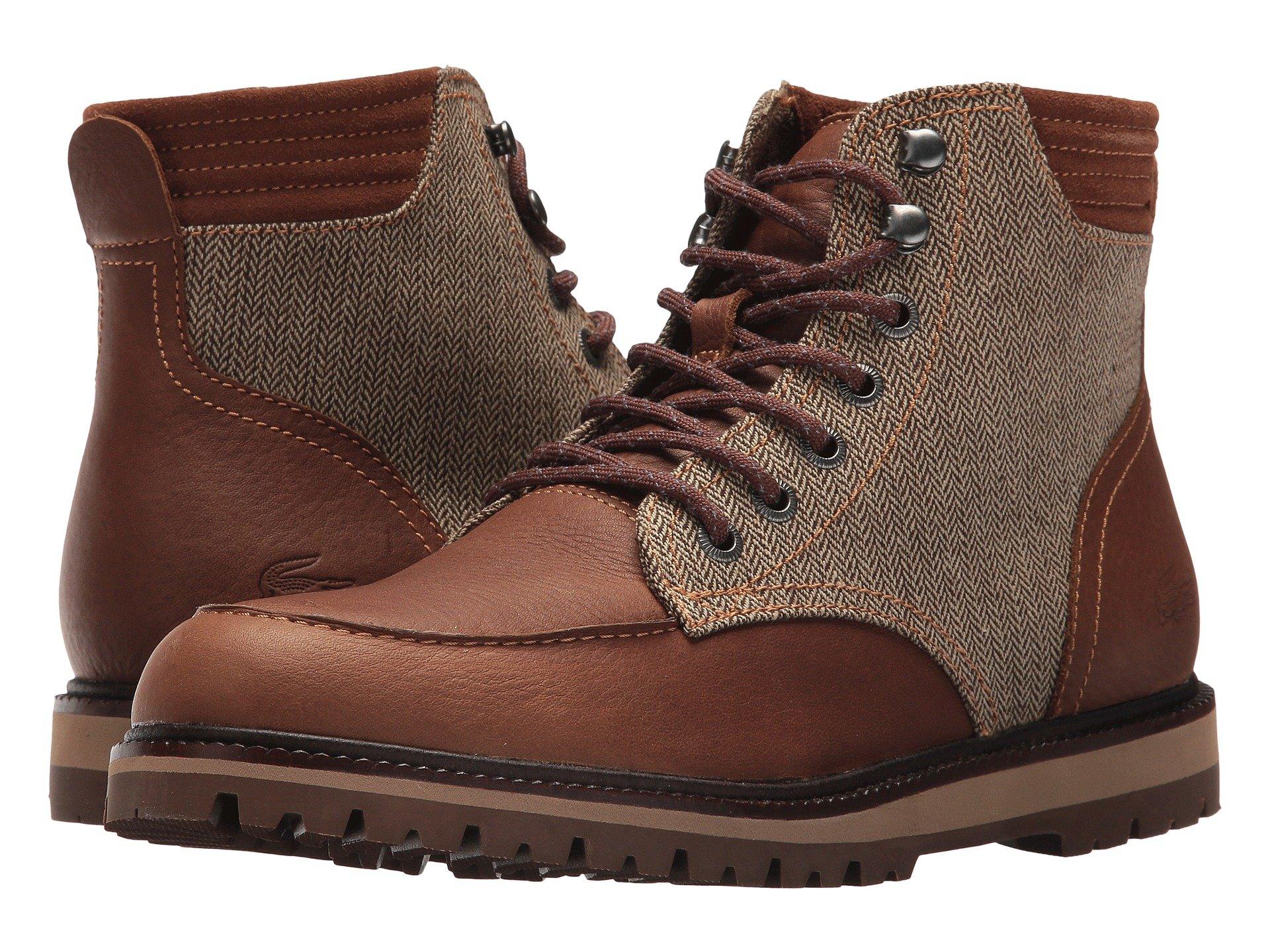 brown lacoste boots