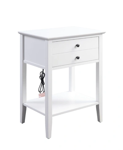 Acme Furniture Grardor Accent Table In White