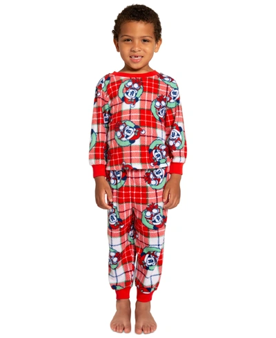 Briefly Stated Toddlers Mickey Mouse Matching Pajamas Set In Red | ModeSens