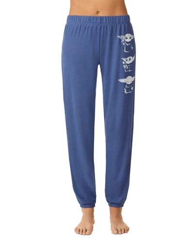 Disney Women's Star Wars Printed Pajama Pants In Blue