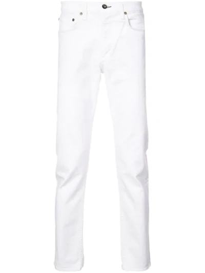 Rag & Bone Men's Standard Issue Fit 2 Straight-leg Jeans In White