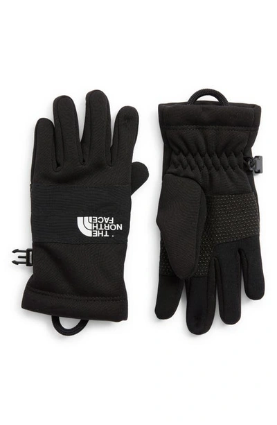 The North Face Kids' Sierra Etip Gloves In Tnf Black