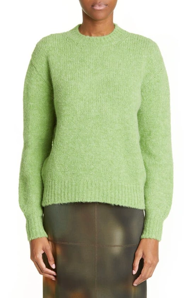 Paloma Wool Ben Trobat Wool & Alpaca Blend Sweater In Kiwi Green