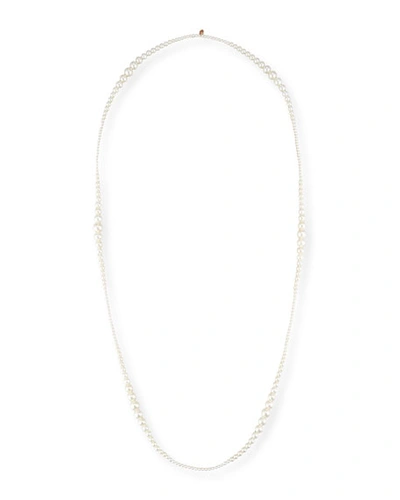 Utopia Tapered Single-strand Pearl Necklace, 36"