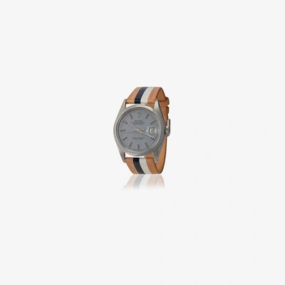 La Californienne Modegrau Mariner Rolex Oyser Perpetual Datejust Stainless Steel Watch 36mm - Grey