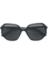 Gucci Round Sunglasses In Black