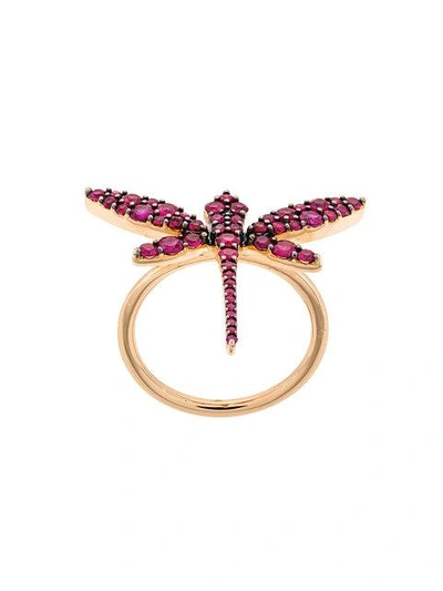 Anapsara Small Dragonfly Ring