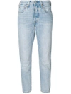Levi's Cropped Faded Jeans