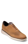 Cole Haan 2.zerogrand Wingtip In Bourbon Nubuck