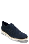 Navy Suede