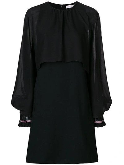 Chloé Bishop Sleeve Dress In Black