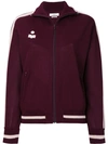 Isabel Marant Étoile Zipped Logo Bomber Jacket In Red