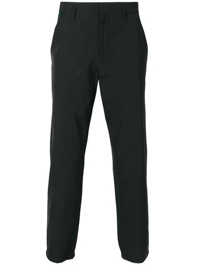 Prada Side Stripe Trousers - Black