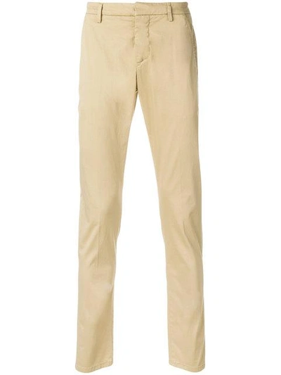 Dondup Designer Tailored Trousers In Neutrals