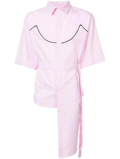 Neith Nyer Cowgirl Striped Shirt - Pink