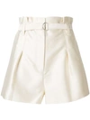 3.1 Phillip Lim Pink Satin Origami Shorts