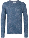 Etro Paisley Pattern Sweater In Blue
